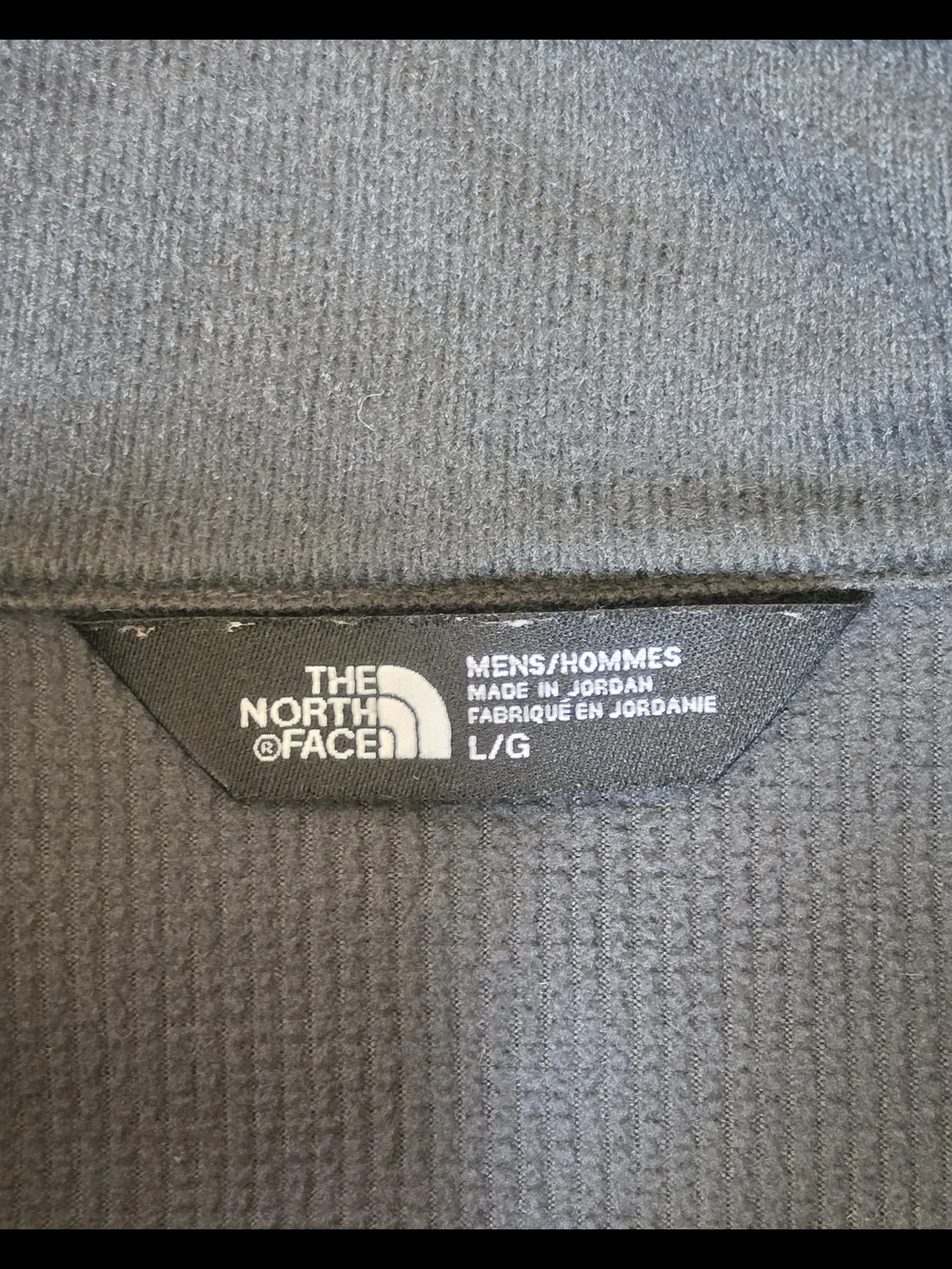 The North Face Apex Bionic Softshell Windwall Full Zip Jacket Mens L Grey Therma